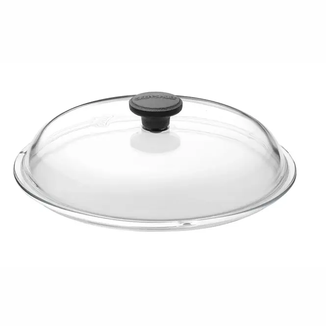 Skeppshult Gietijzer Deksel Glas 24 cm Premium